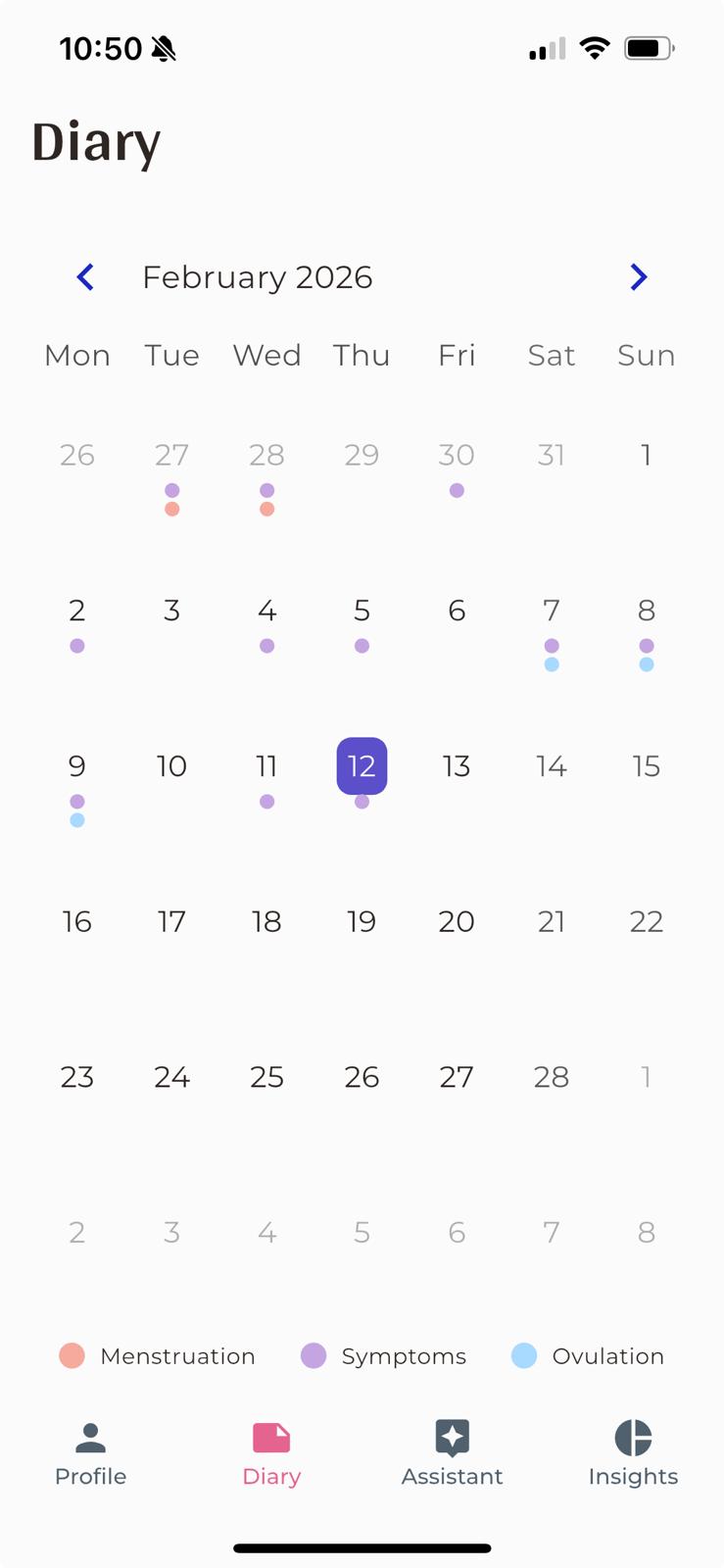 Agendo calendar view